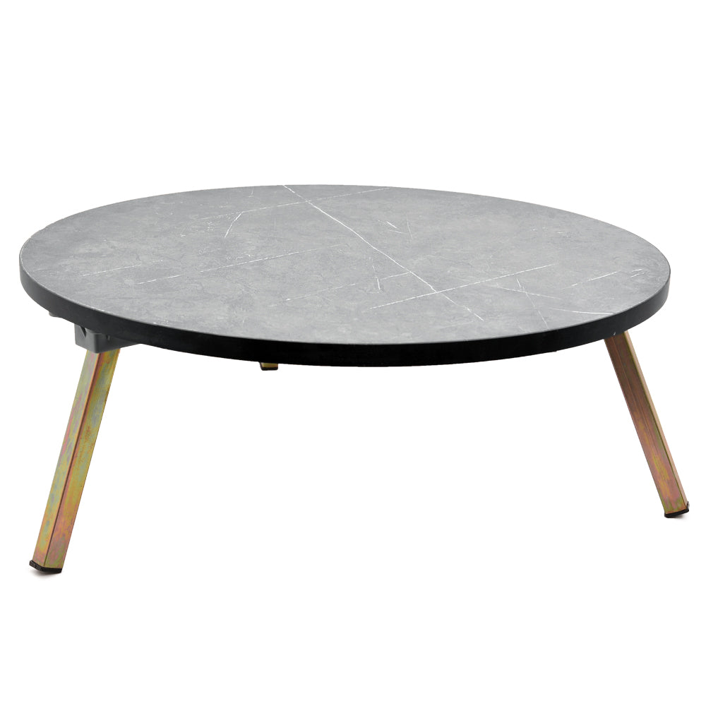 طاولة أرضية دائرية من الخشب قابلة للطي90*22سم