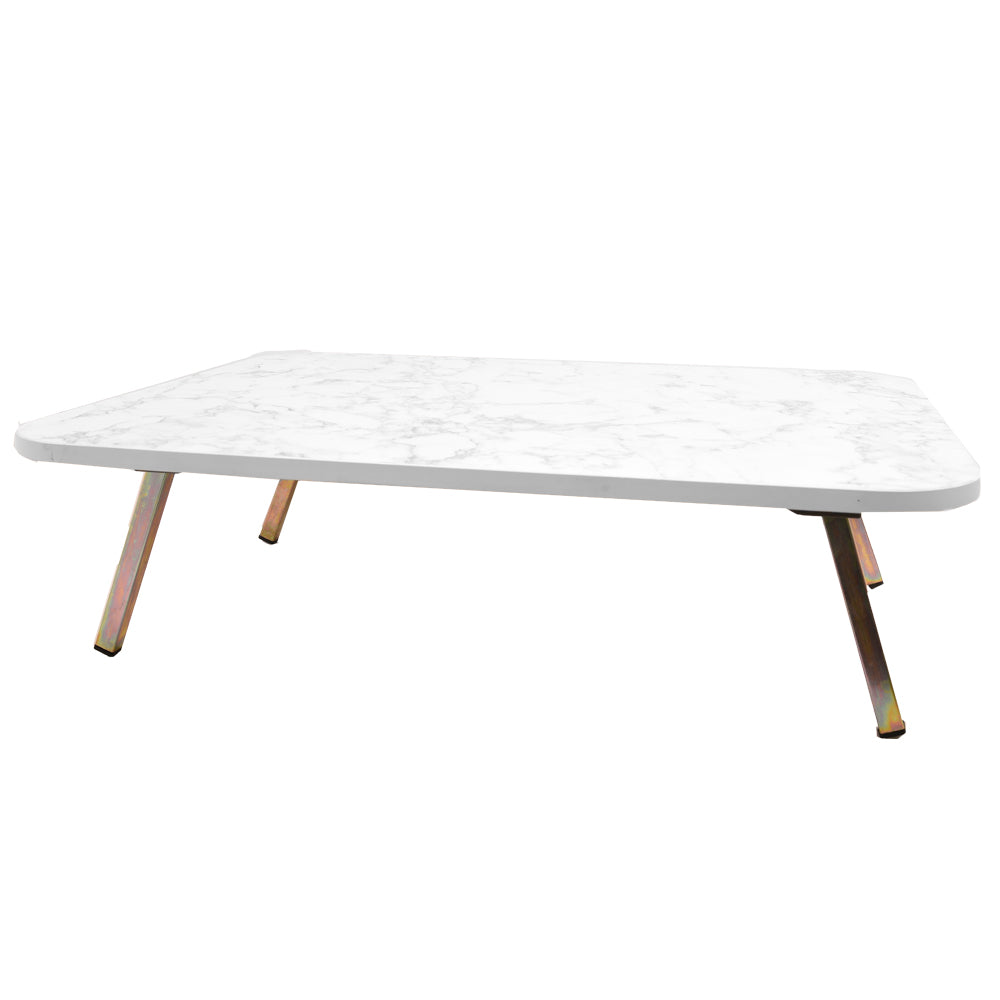 طاولة أرضية مستطيلة من الخشب قابلة للطي