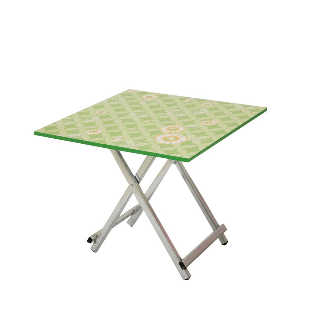 طاولة قابلة للطي من الخشب مربع اللون الخضر غير  متوفر  60x60x53 سم - أنية المنزل