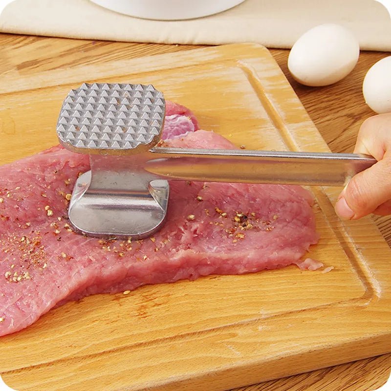 Double-sided aluminum meat mallet 