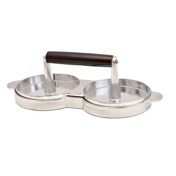 مكبس برجر دبل لقطعتين بيد خشبيه-أنية المنزل