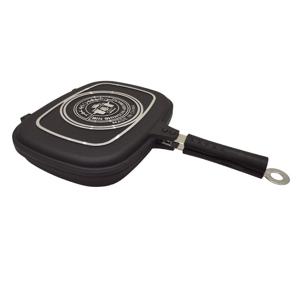 Double non-stick grill pan 