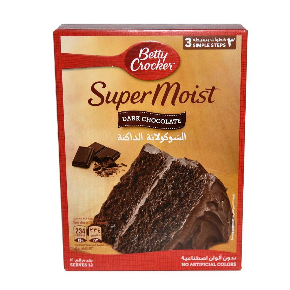Betty Crocker Dark Chocolate Cake Mix 500g 
