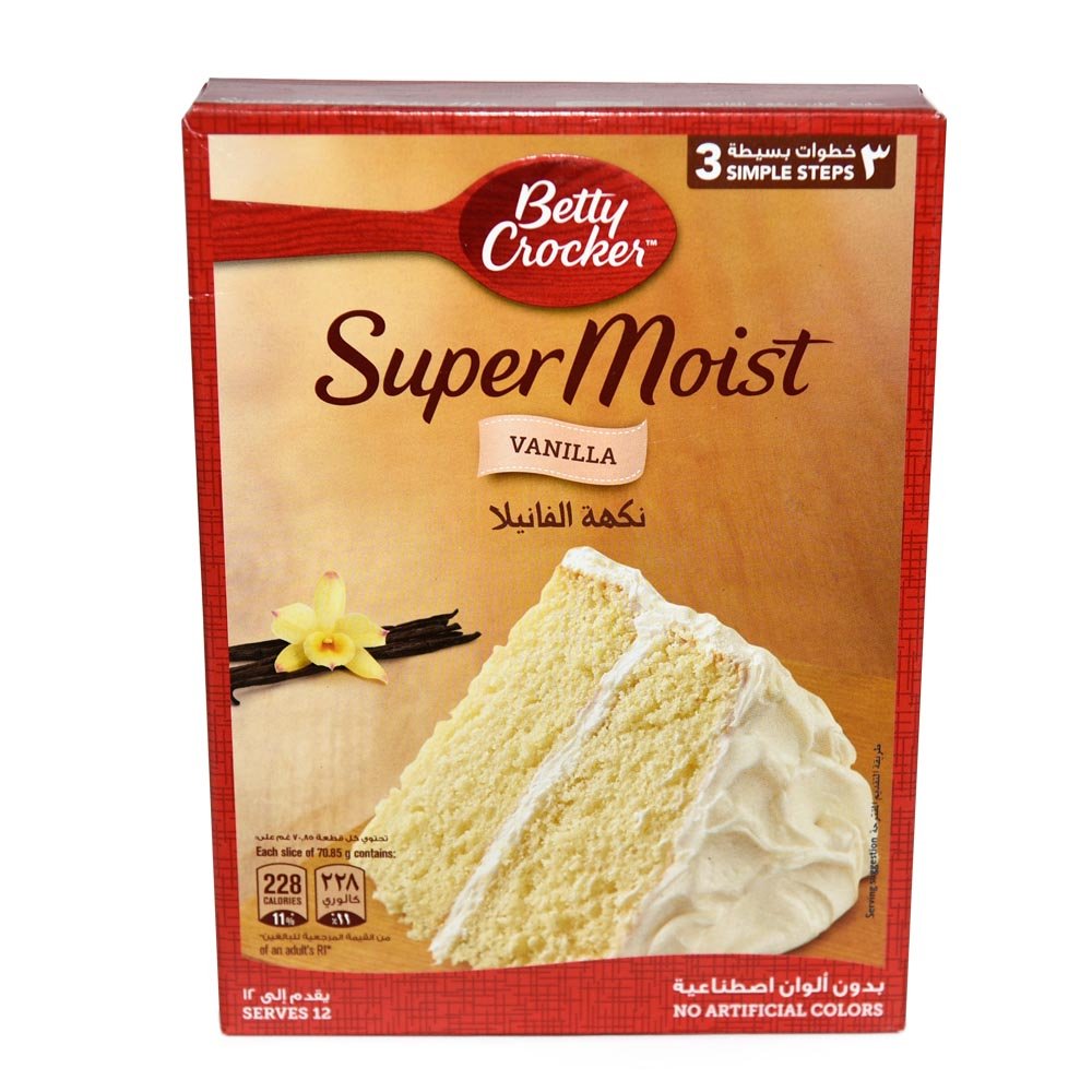 Betty Crocker Vanilla Cake Mix 500g