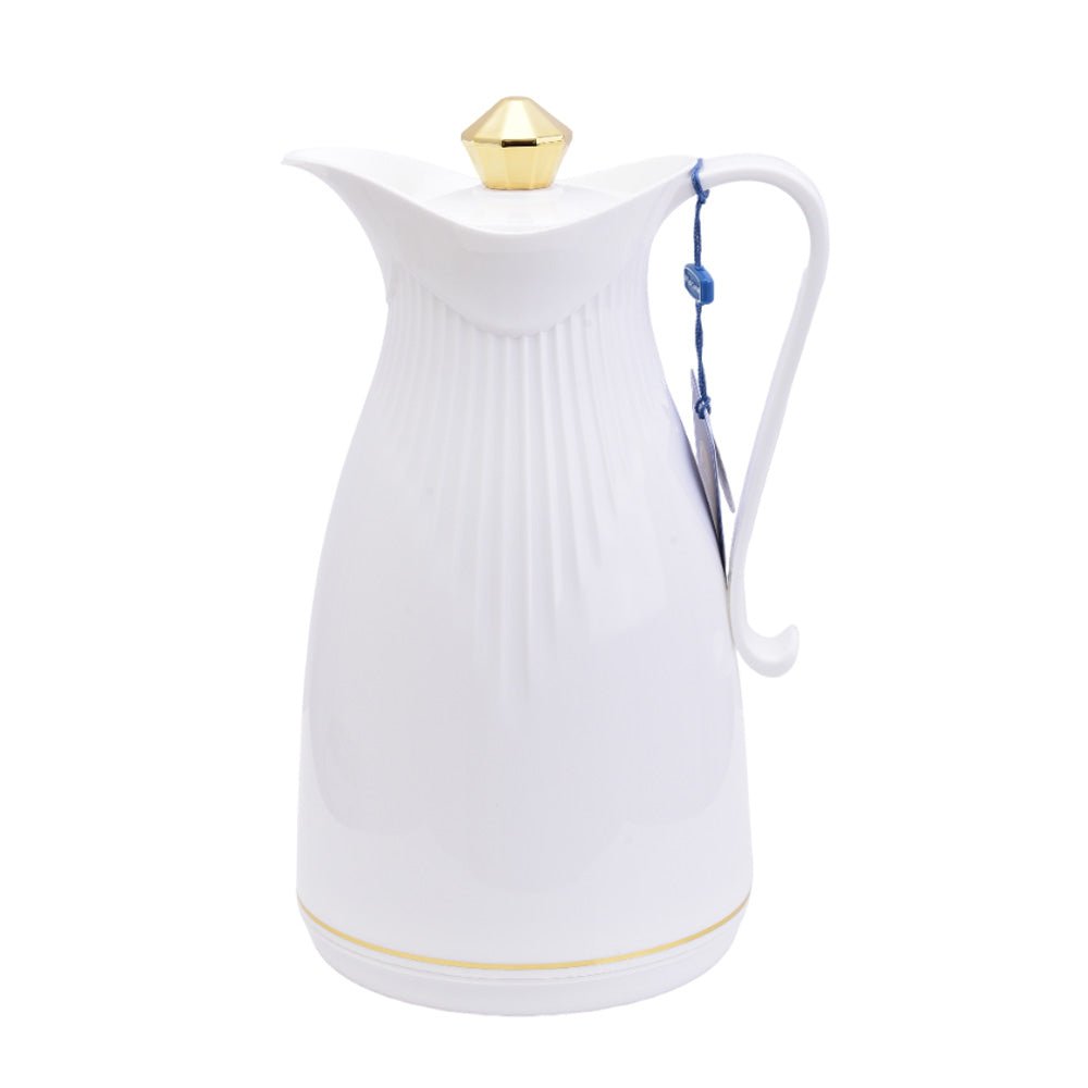 Thermos for storing hot and cold liquids, 1 liter, white 