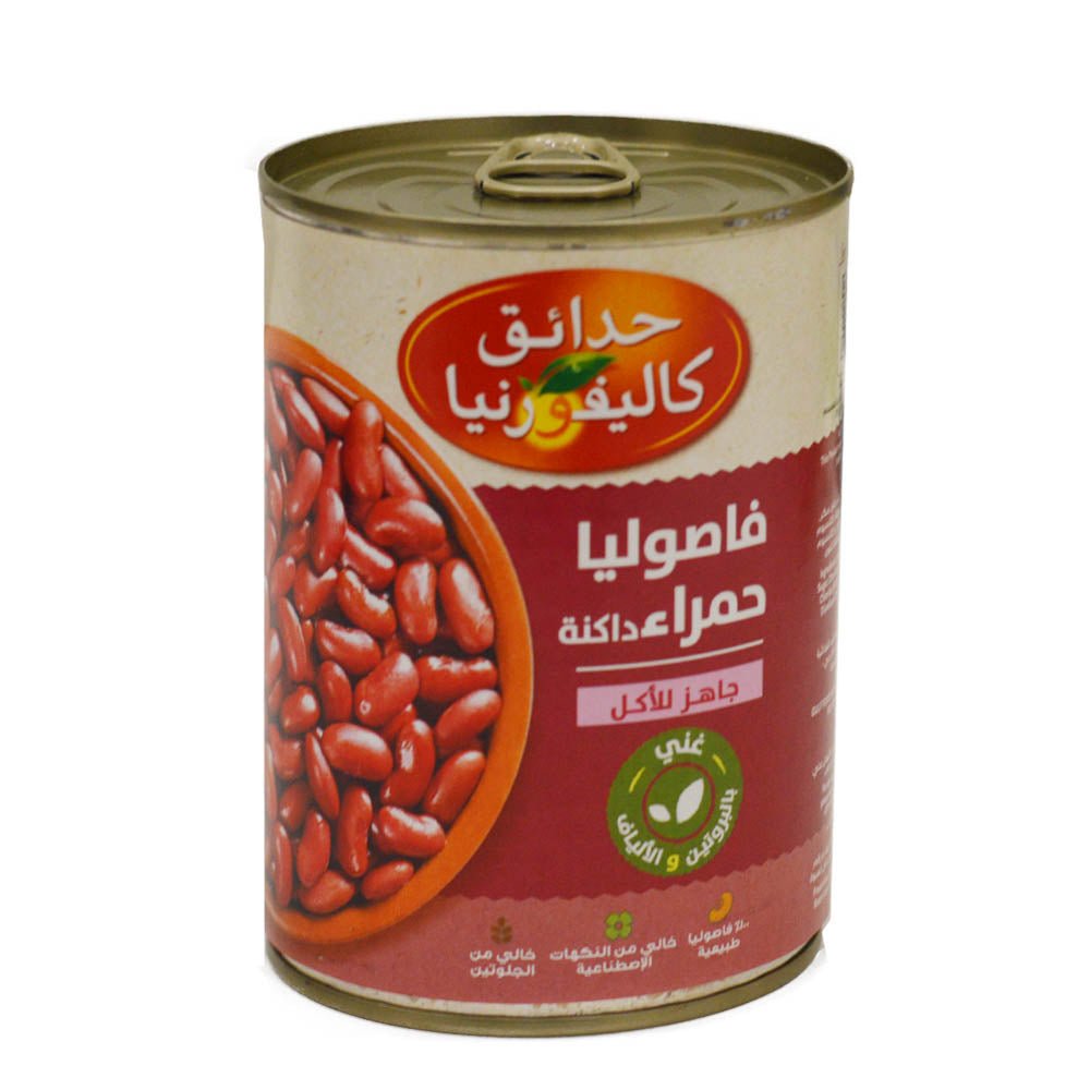 حدائق كاليفورنيا فاصوليا حمراء داكنه 440 غرام