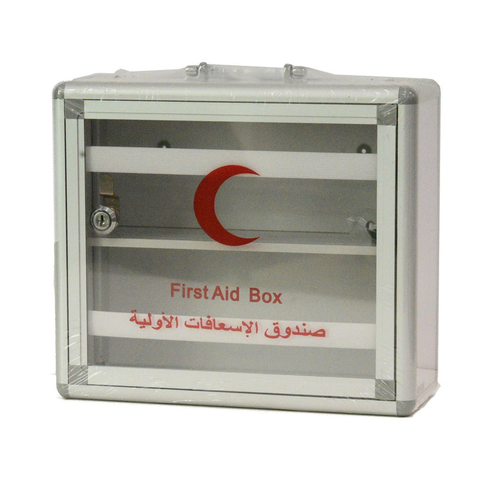 صندوق إسعافات أوليه بلاستيك بقفل