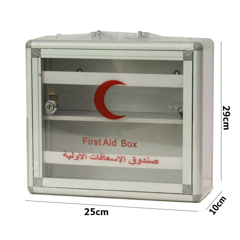 صندوق إسعافات أوليه بلاستيك بقفل