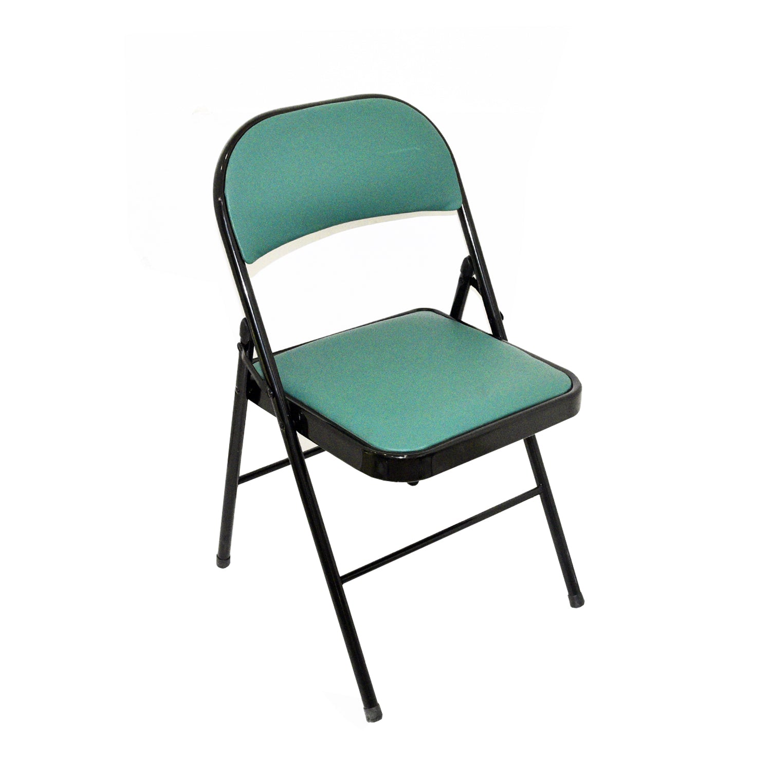 كرسي قابل للطي جلد صناعي لون أخضر