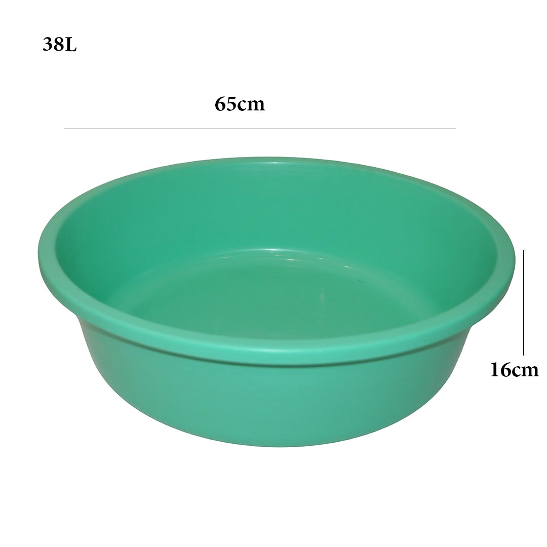 طشت غسيل  بلاستيك دائري 27" - 38 لتر