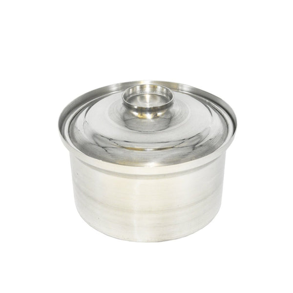 قدر طبخ ألمنيوم غير لاصق مع غطاء مقاس 18سم