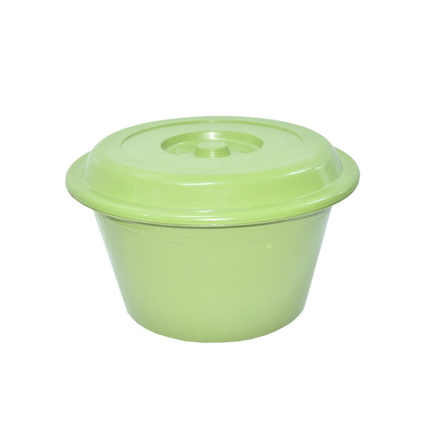 طشت بلاستيكي عميق متعدد الإستعمالات مع غطاء 35 لتر