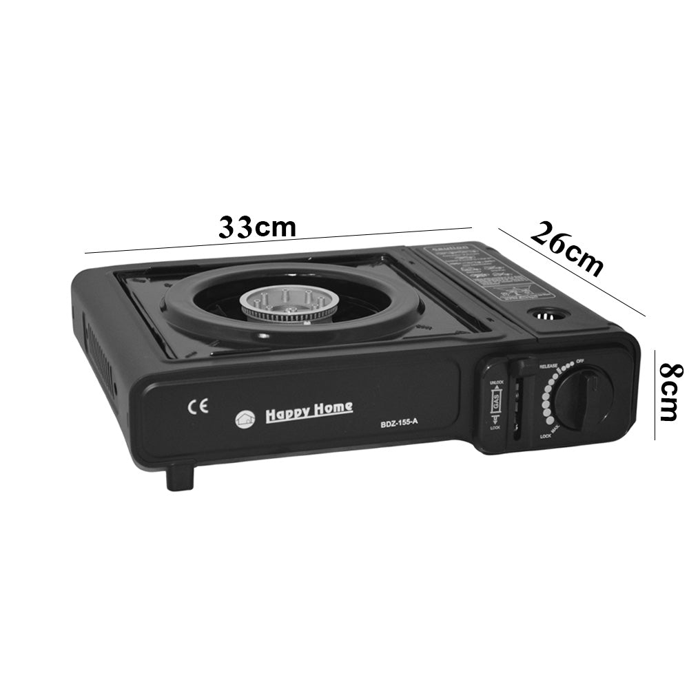 Happy Home Portable Gas Stove for Travel and Camping