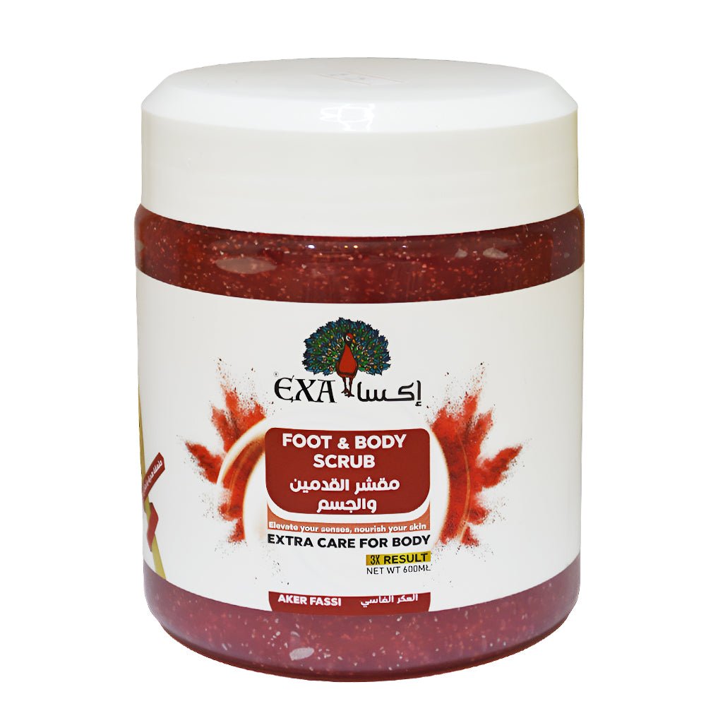 Exa Foot and Body Scrub with Fassi Aker Extract 600ml