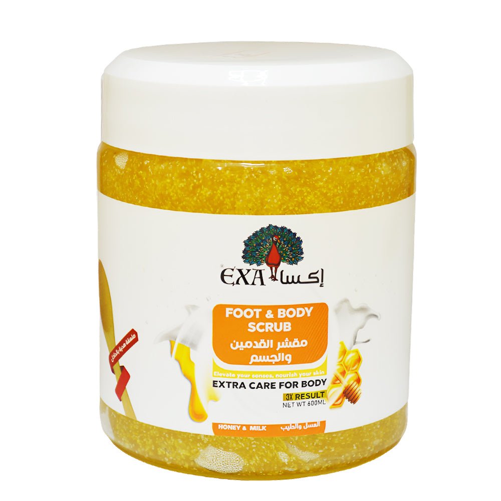 Exa Honey and Milk Foot and Body Scrub 600ml