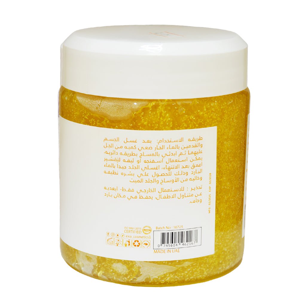 Exa Honey and Milk Foot and Body Scrub 600ml