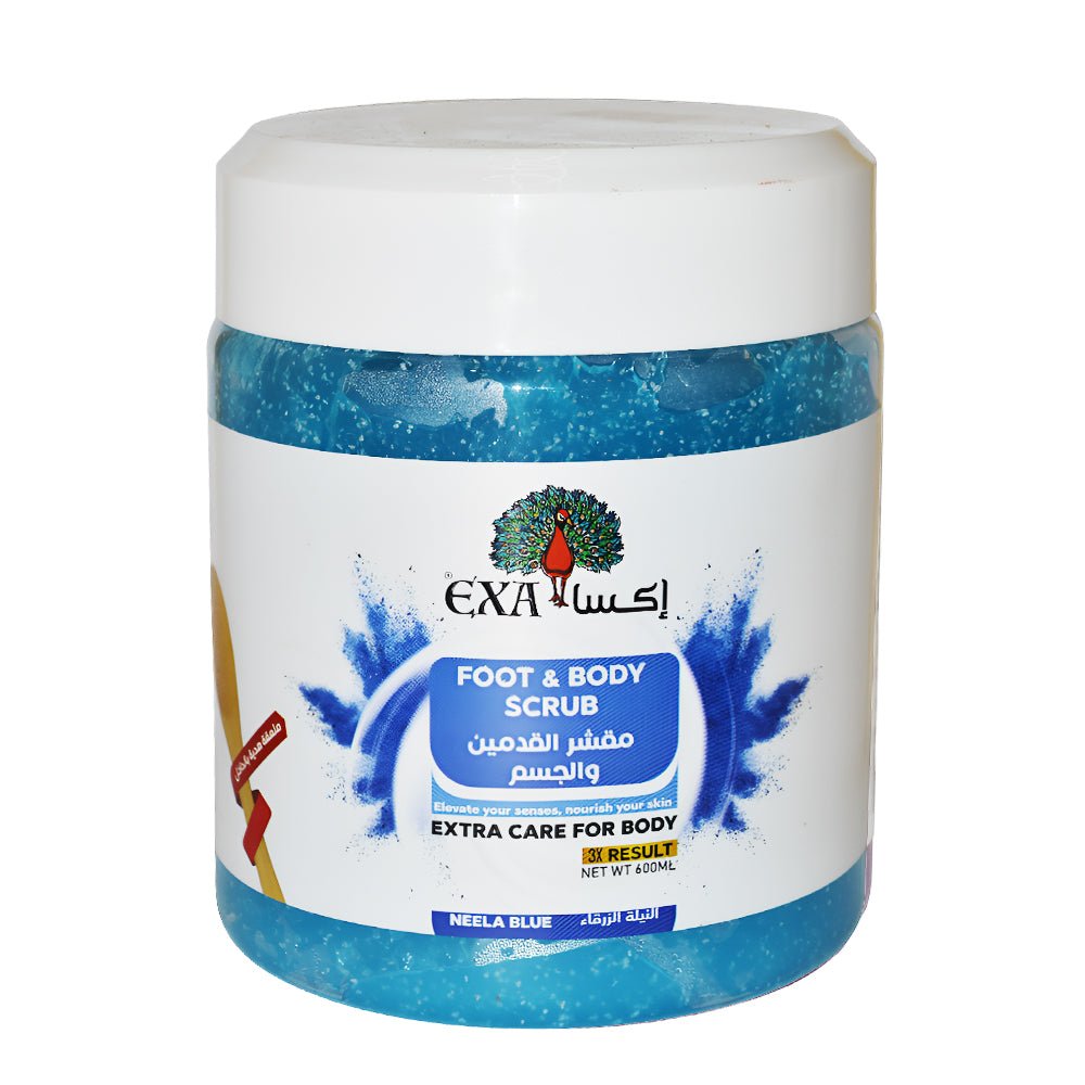 Exa Blue Indigo Foot and Body Scrub 600ml