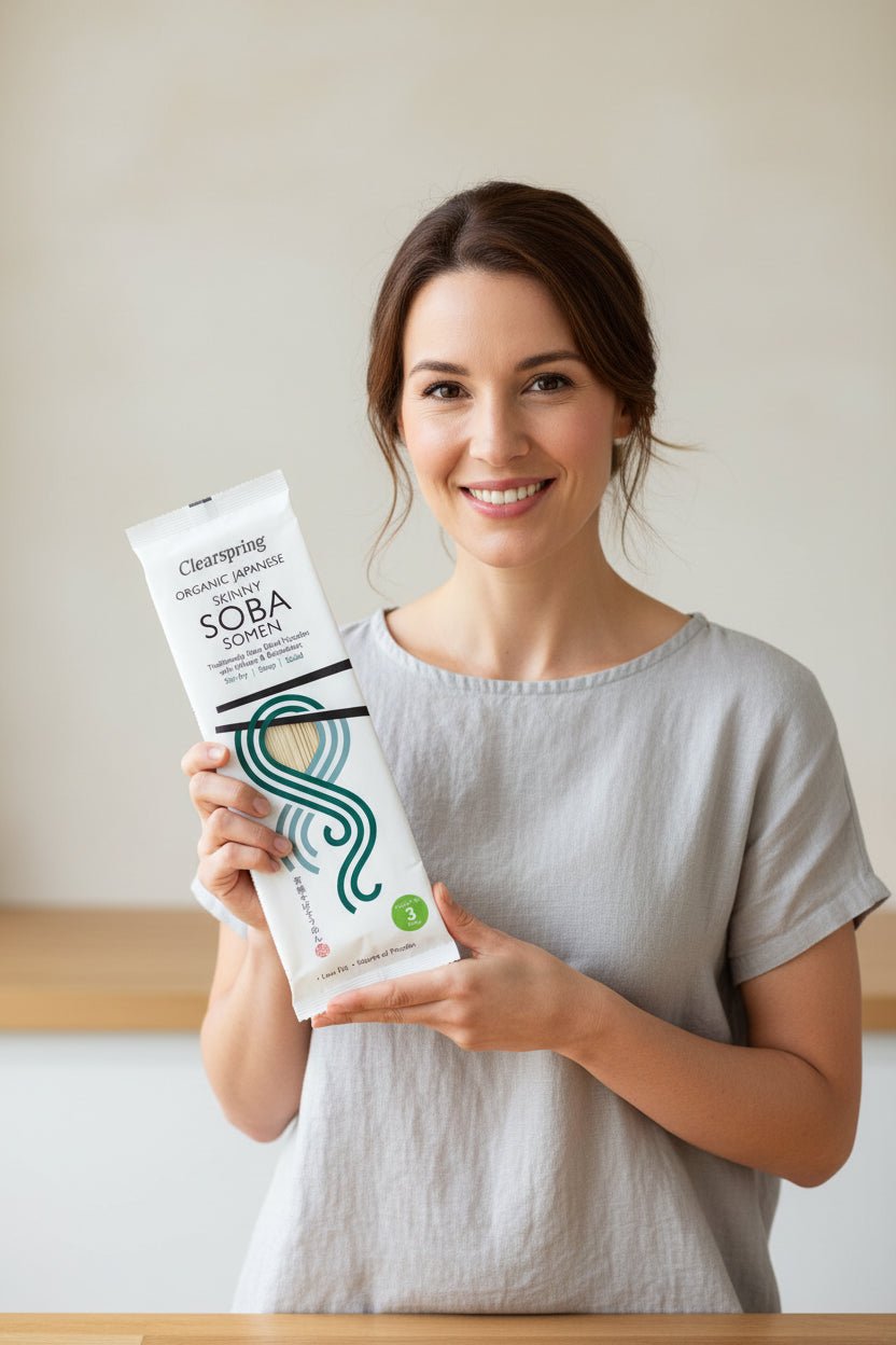 نودلز سوبا سومين اليابانية العضوية 200 جم Clearspring