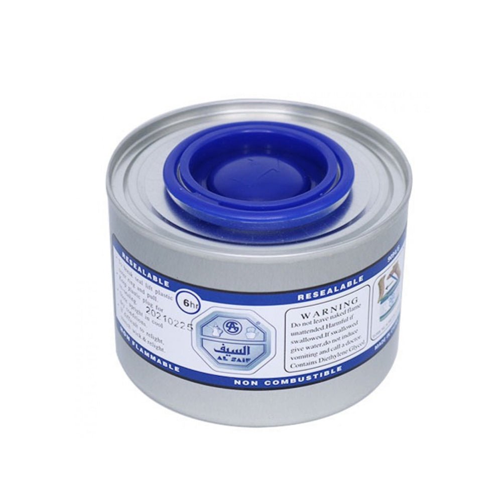 Buffet heater wax fuel burns up to 6 hours