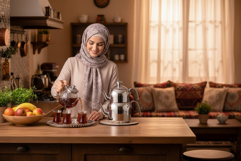 سماور طقم شاي كوركماز دروبا ماكسي