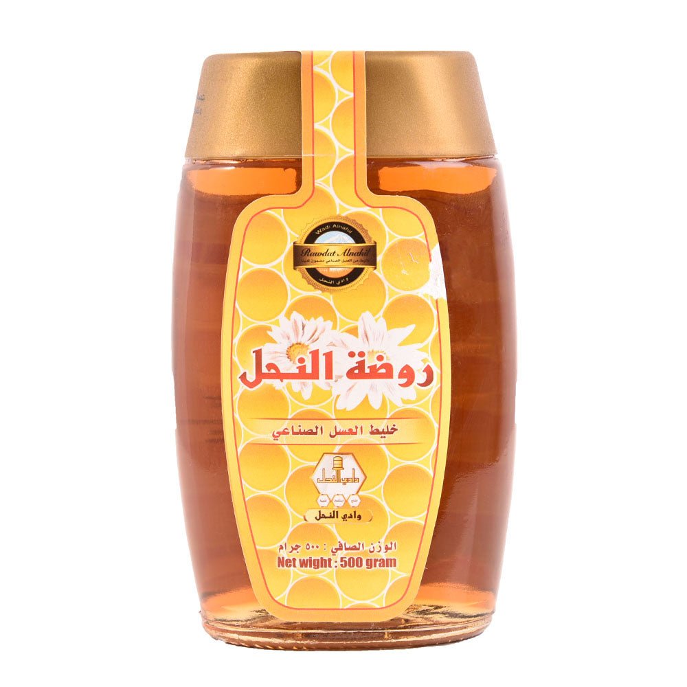 عسل روضة النحل خليط العسل الصناعي-500غرام