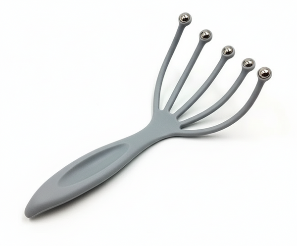 اداة تدليك فروة رأس مرنة ومريحة