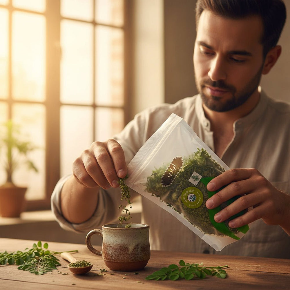 أوراق المورينقا العضوية من أبازير 100 جم
