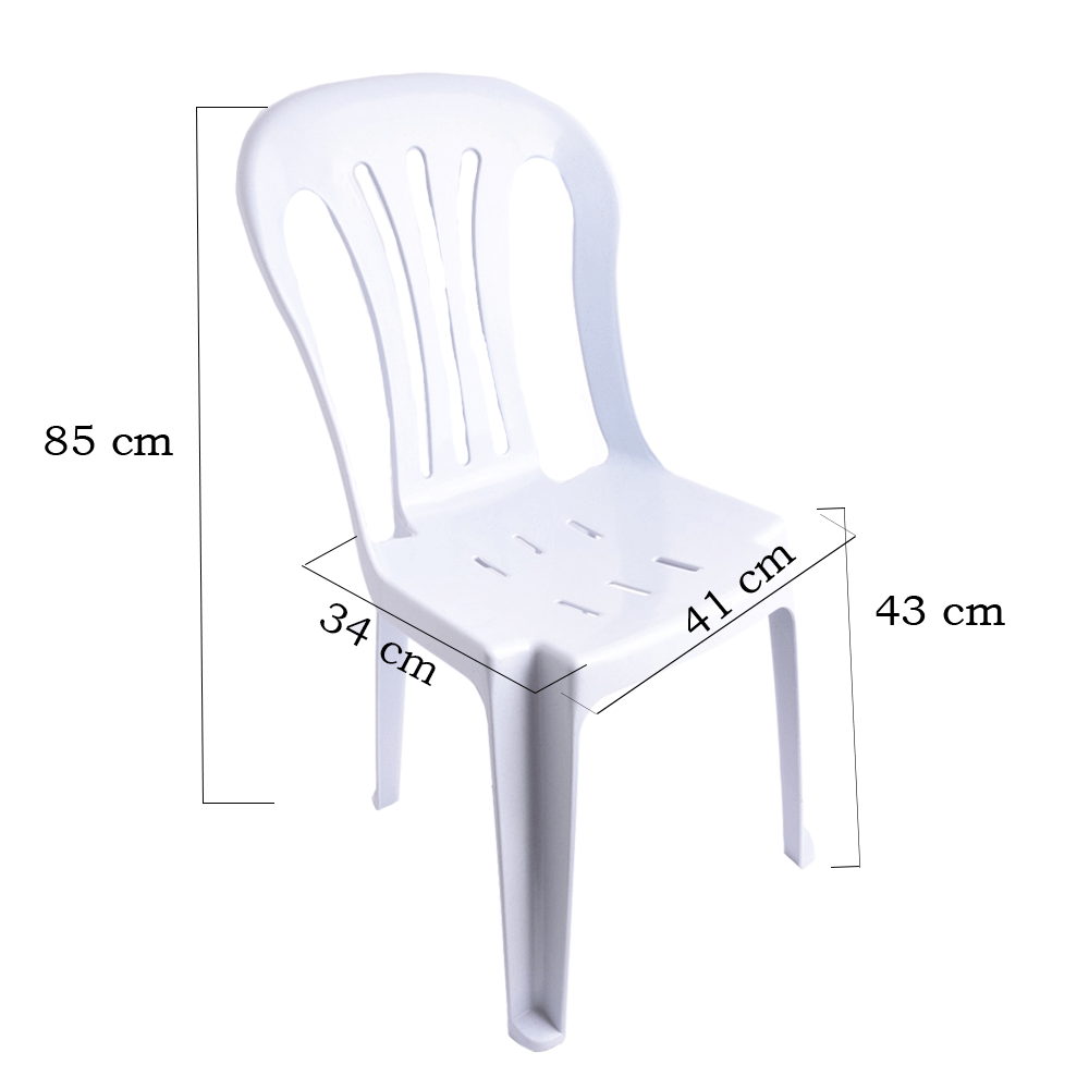 كرسي بلاستيك بدون ذراعين للمنزل - أنية المنزل