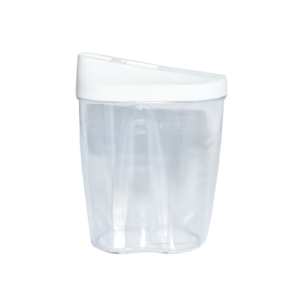 600ml Clear Plastic Food Storage Jar