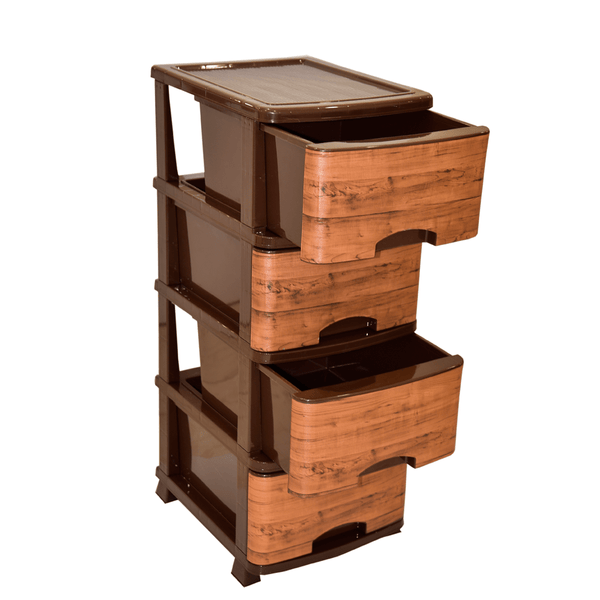 مجموعة ادراج بلاستيك  4 ادراج 92*44*36سم - أنية المنزل