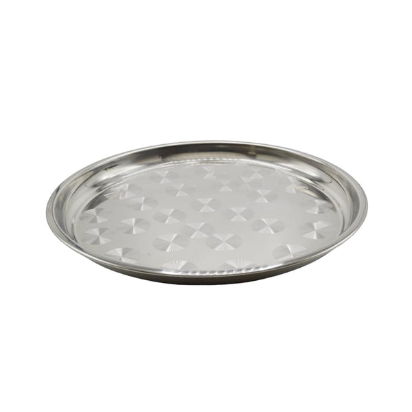 طبق تقديم ستانلس ستيل  30سم