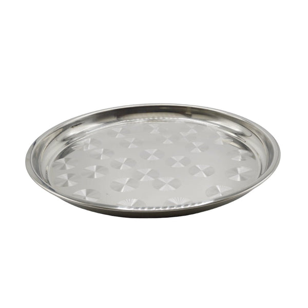 طبق تقديم ستانلس ستيل  35سم