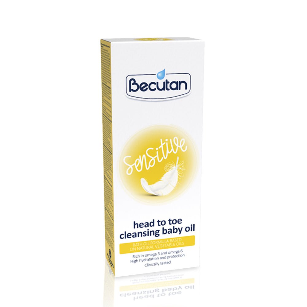 Becutane Sensitive Skin Hair Oil Bath Foam for Feet 200ml