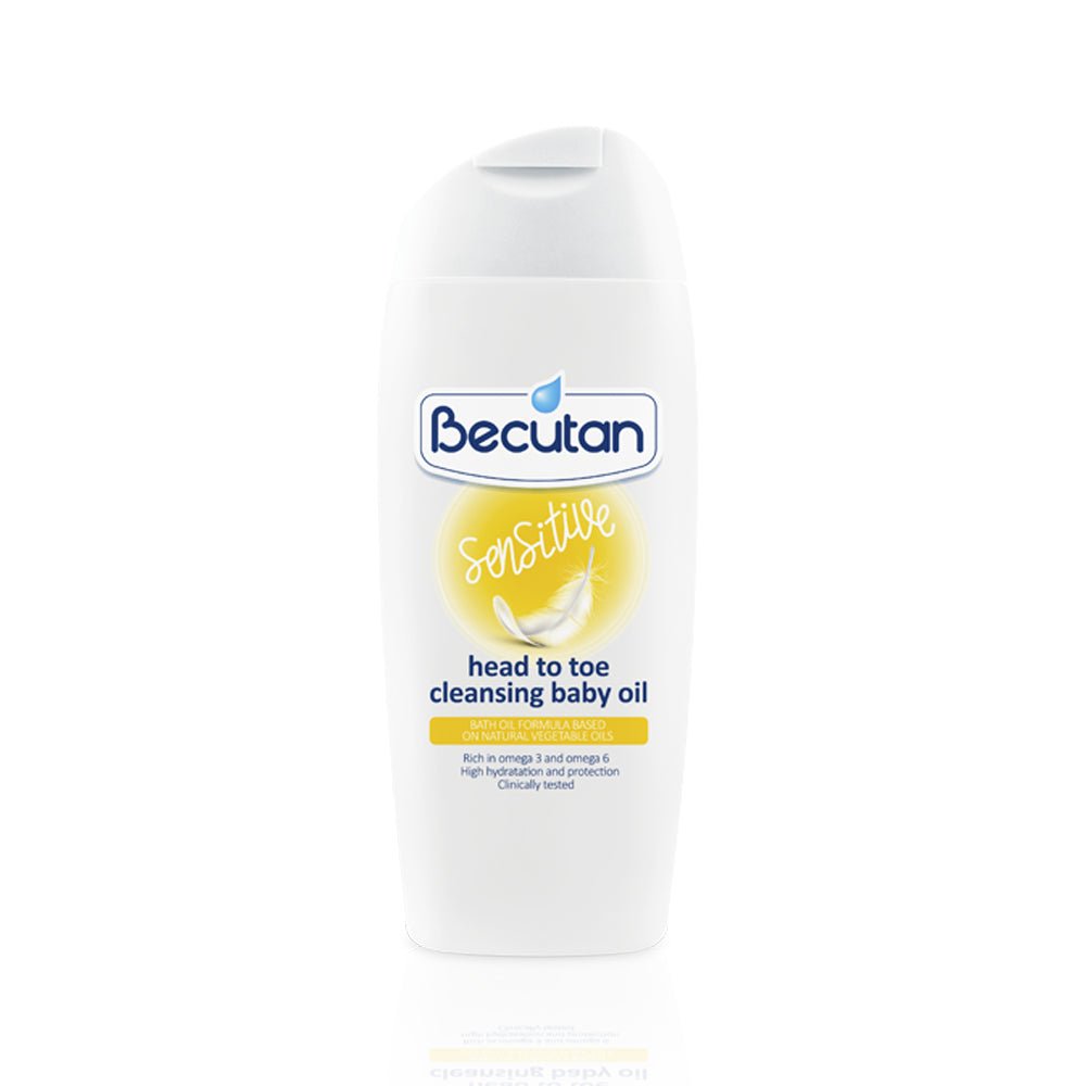 Becutane Sensitive Skin Hair Oil Bath Foam for Feet 200ml