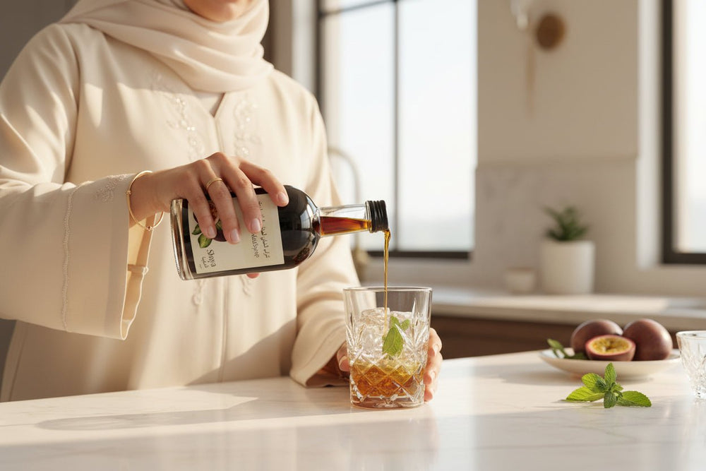 شراب شاي شايا المثلج بنكهة الباشن فروت 330 مل