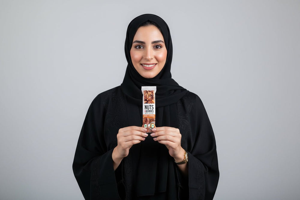 بار المكسرات بجوز البيكان والقرفة من ناب 30 جرام