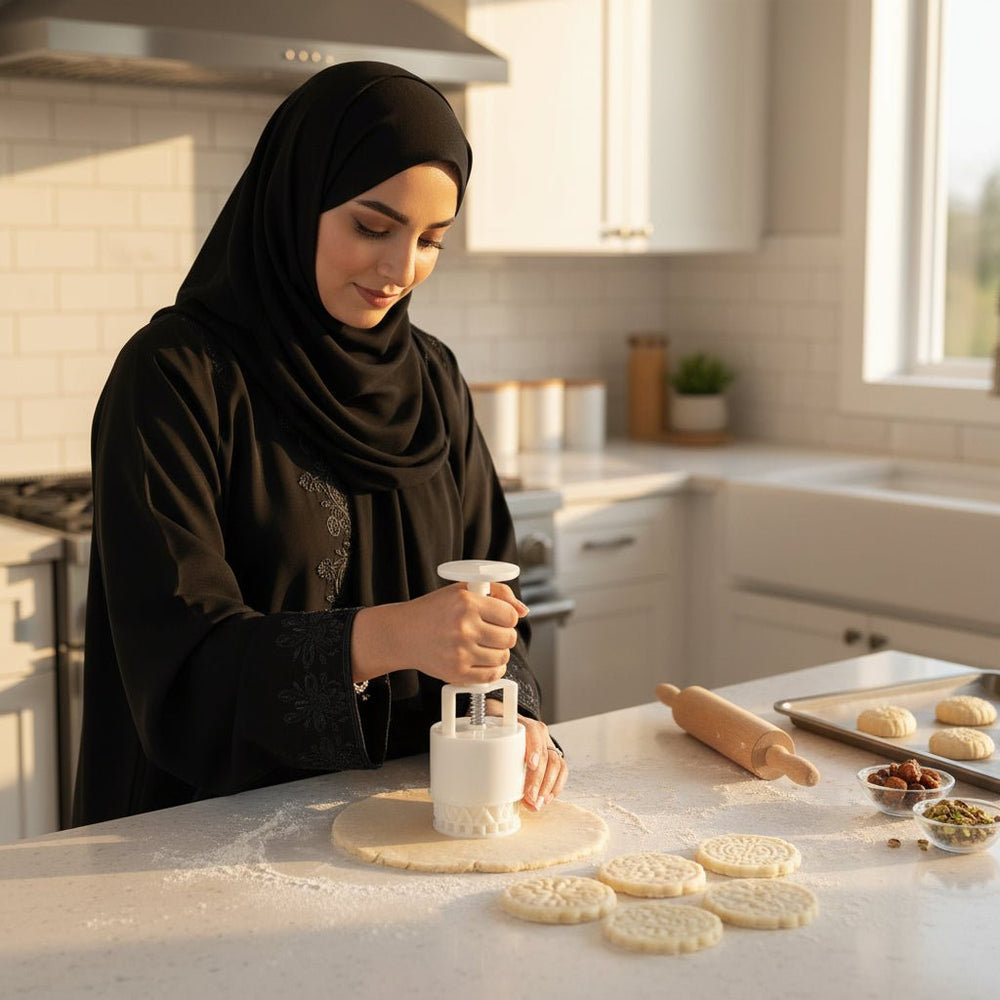 قطاعة كعكة القمر والمعمول 6 قطع
