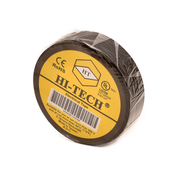 شريط عازل للكهرباء حجم صغير 50قدم اسود - أنية المنزل