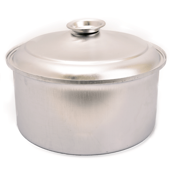 قدر المنيوم غير لاصق بغطاء 44سم 40لتر - أنية المنزل