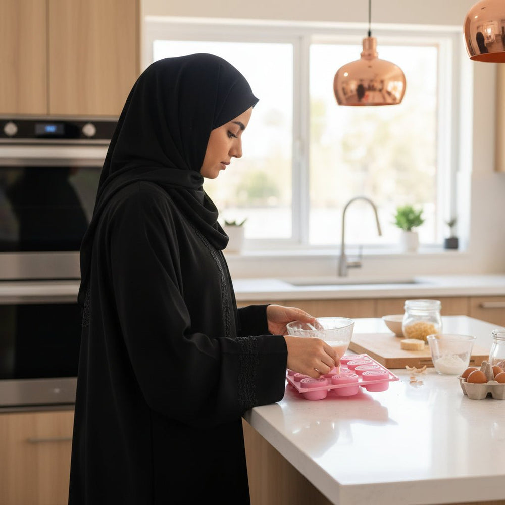 قالب سيليكون للحلويات 12 قطعة
