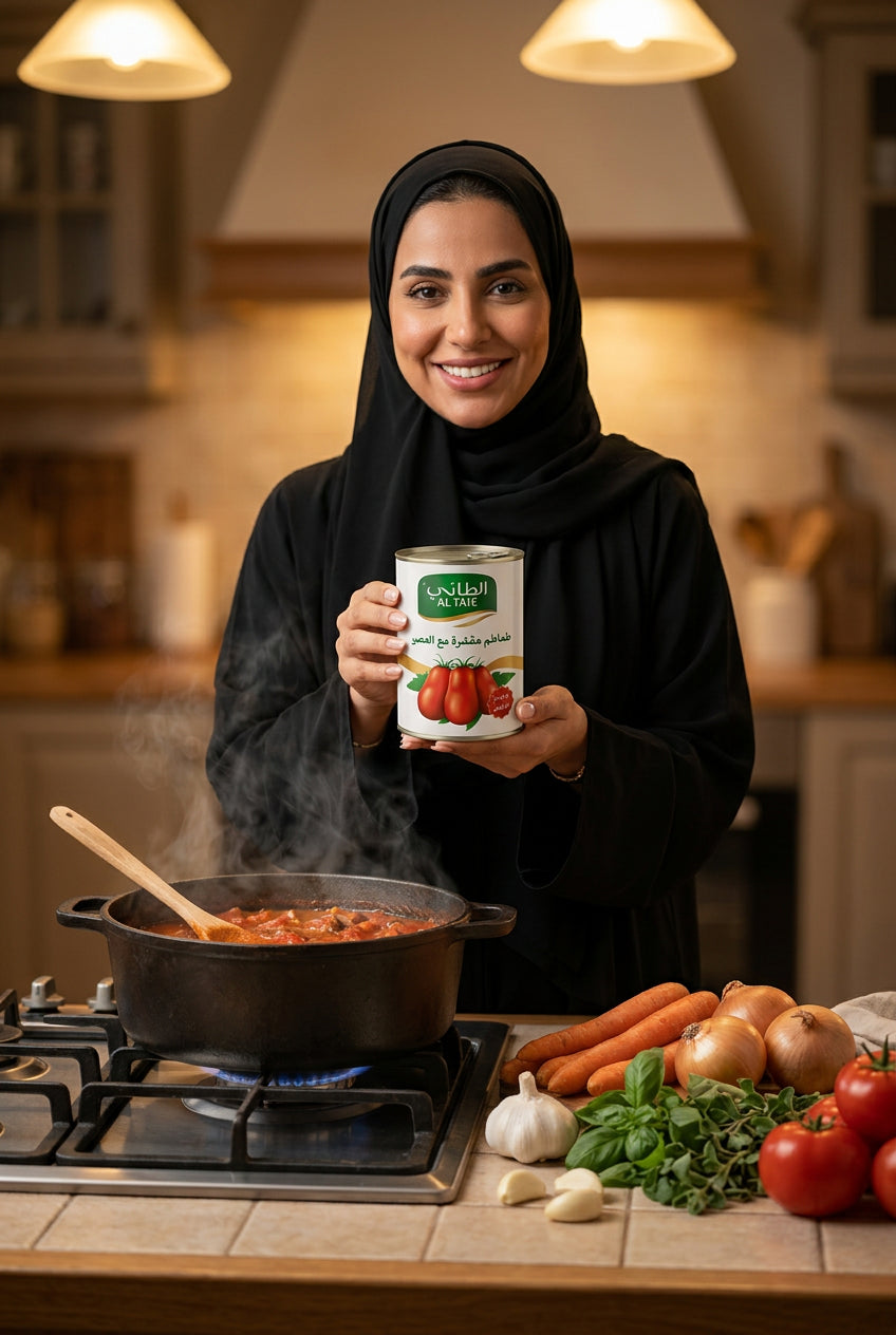 الطائي طماطم مقشر 400 جم 