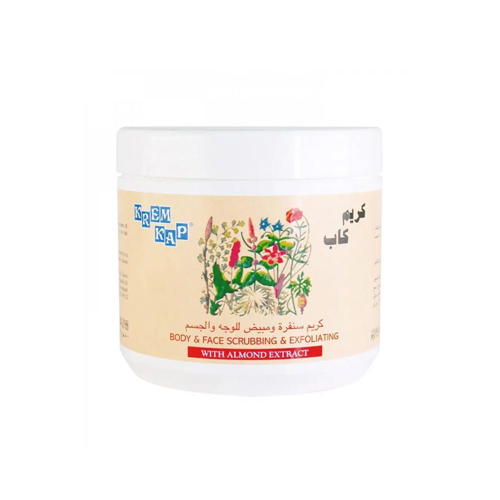 Cream Cap Almond Face and Body Scrub and Scrub 500ml