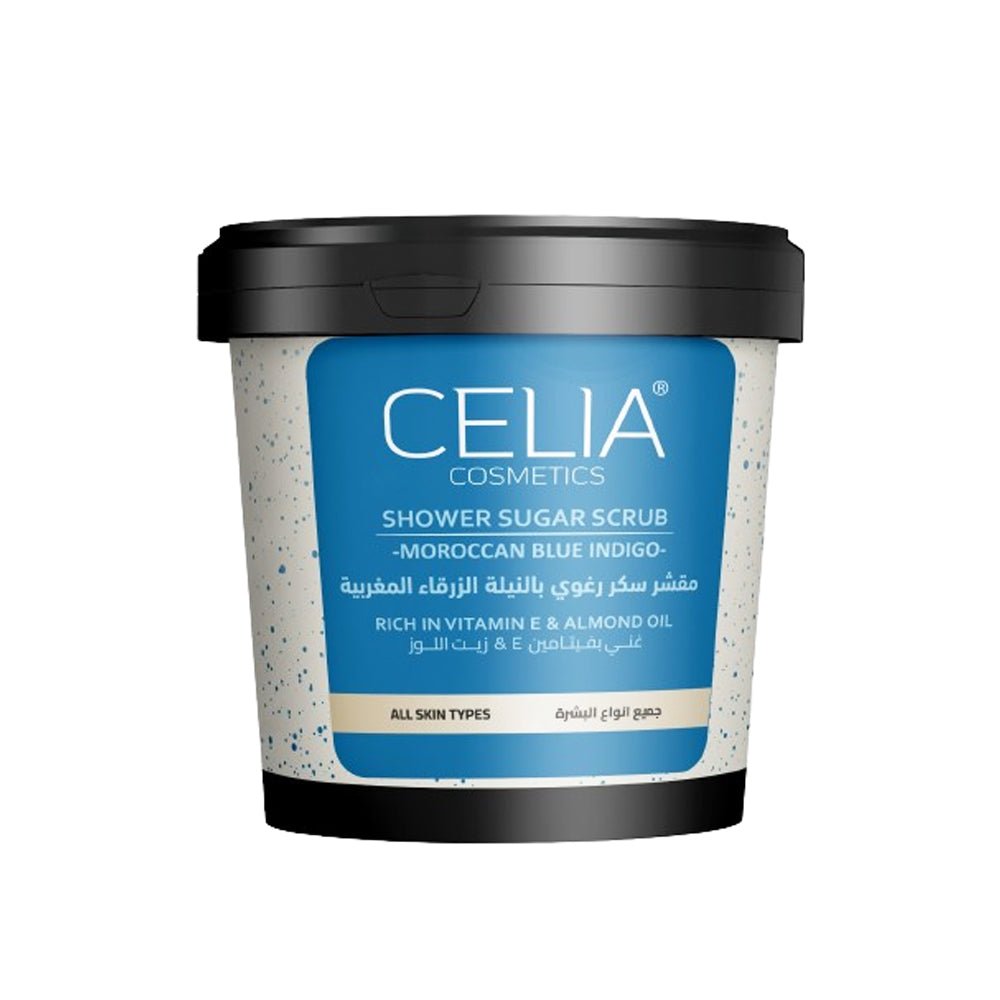 Celia Moroccan Indigo Foaming Sugar Body Scrub 600g