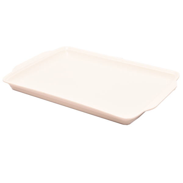 صينية تقديم ميلامين مستطيل بمقبضين 50*35سم - أنية المنزل