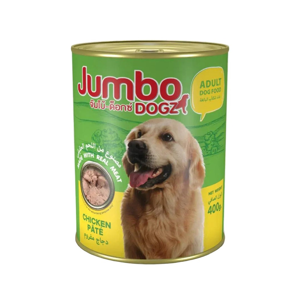 طعام الكلاب Jumbo DOGZ – باتيه الدجاج 400 جم