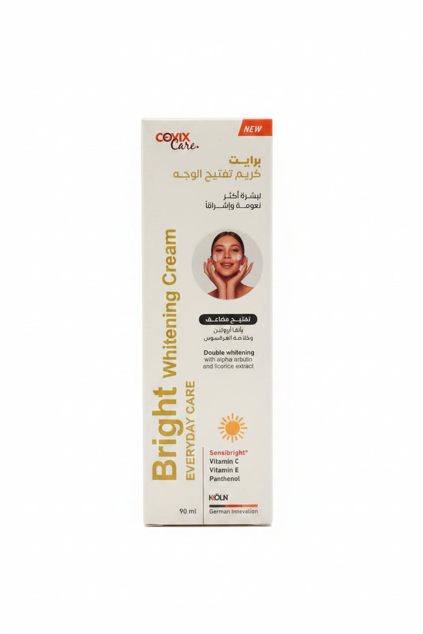 كريم برايت كوفيكس كير لتفتيح الوجه بالعرقسوس والألفا أربوتين لبشرة ناعمة ومشرقة حجم 90 مل