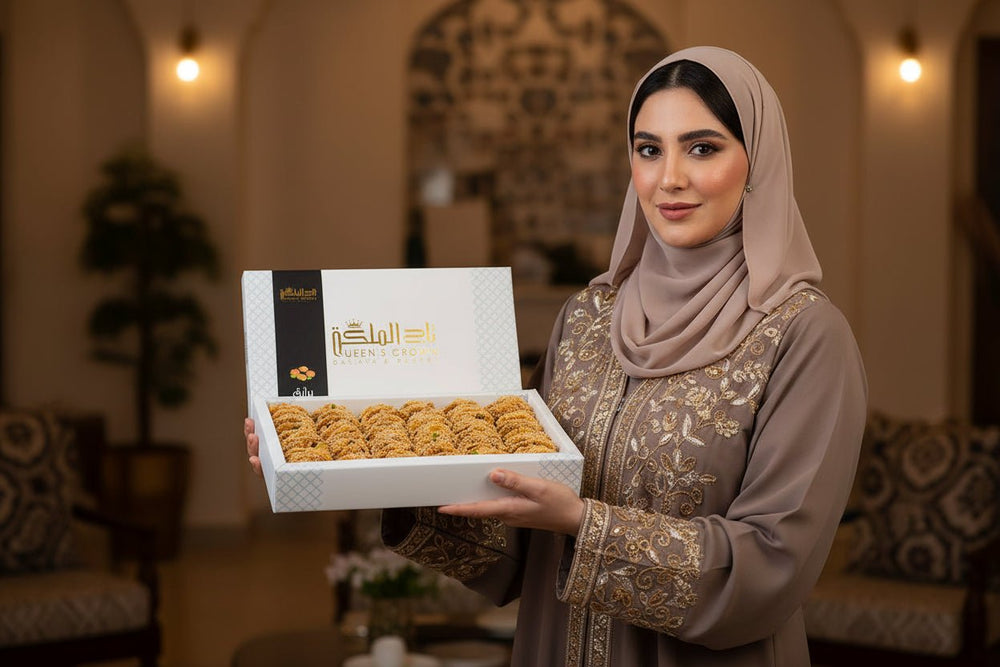 برازق سورية مقرمشة بالسمسم مصنوعة من دقيق القمح والزبدة 500 جرام