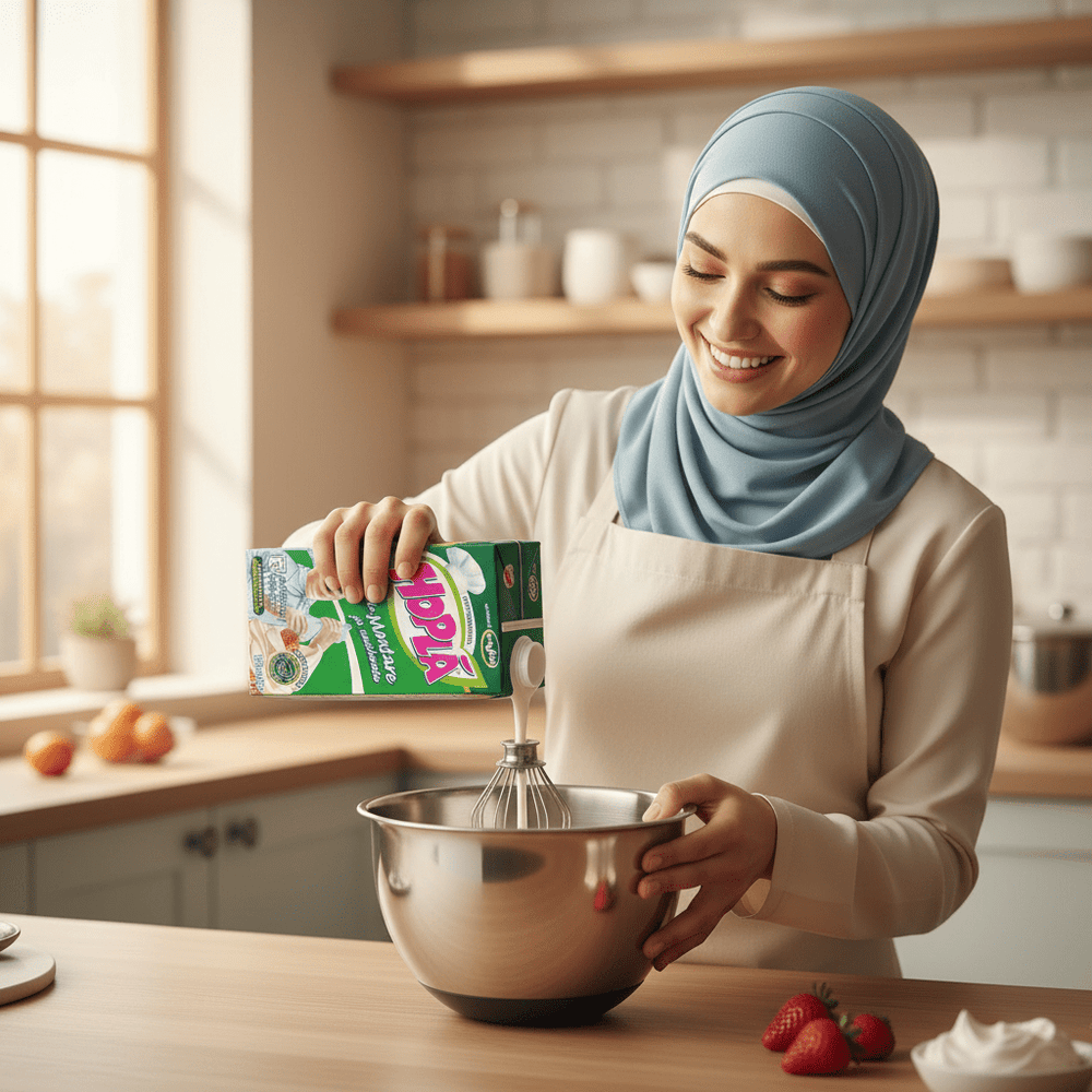كريمة خفق نباتي هوبلا 1 لتر