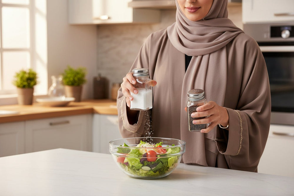 سم9×4 طقم هزازات ملح وفلفل زجاجي قطعتين  Smart Cook  SHENGVA TOP CHOICE