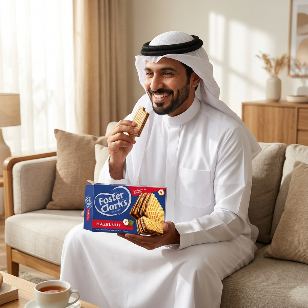 فوستر كلاركس ويفر بكريمة البندق 45 جم